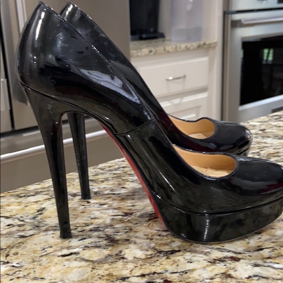 140mm Christian Louboutin Bianca pumps. Size 38.5 - Picture 3 of 4